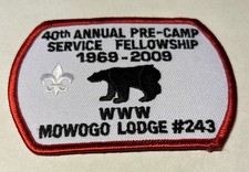 40th Annual Pre-camp Service Fellowship 2009 Mowogo Lodge 243 #b picture