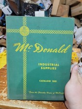 Original 1956 McDonald Industrial Supplies Hardcover Catalog 100 picture