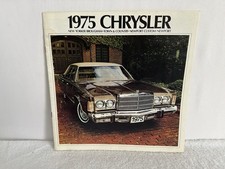 1975 Chrysler Lineup Dealer Sales Catalog Newport 300 New Yorker Brochure picture