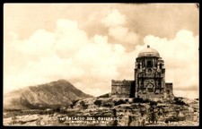 Vintage Palacio del Obispado Monterrey Mexico Postcard 1945 M.M. Lopez RPPC picture