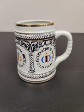 RARE 1969-71 INTERNATIONAL HOTEL Las Vegas Hilton ENESCO Mug ELVIS Residency picture