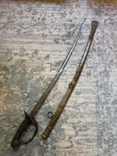Antique Pettibone Bros MFG Co. Knights of Pythias Ceremonial Sword And Scabbard picture