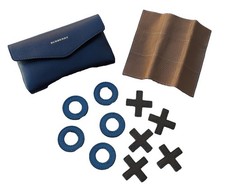 Burberry Rare Noughts and Crosses Set Leather Italy picture