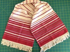 Vintage Hungarian folk art cooperative fabric from Szecseny, Hungary picture