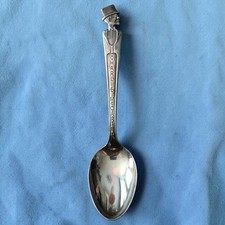 Vintage Charlie McCarthy Duchess Silverplate Collectible Spoon 1930s picture