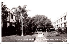 Frashers Fotos Real Photo Postcard Patio at Carlsbad Hotel Carlsbad, California picture