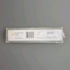 50 Sheets Vintage Southworth Typewriter Paper 403c 8.5 X 11 25% Cotton 20 lb picture