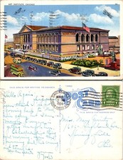 Chicago IL Art Institute Building Postcard 61701 picture
