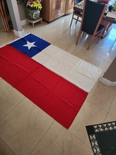 Large Vintage 4 Hook Chilean  Flag picture