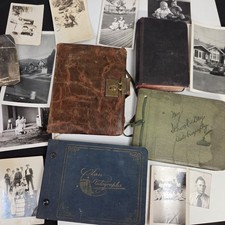 Vtg 1920s-30s Family Bible Diary & Photos Genealogy Dust Bowl Great Depression picture