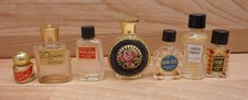 Vintage Miniature Perfume Bottles 7pc Austrian Petit Point Style Bottle+ (Empty) picture