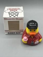 NEW In Box Stewarts Shops Rubber Duck With Ice Cream Cone picture