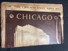 1929 June 17 THE CHICAGO DAILY NEWS Newspaper GD 2.0 Skyscraper Boom picture