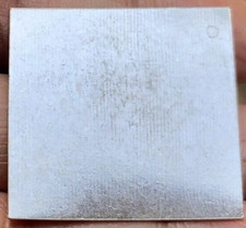999 Pure Silver Hindu Religious Solid Silver Square Sheet 1 Pc, 5 cm, 11-12 gm picture