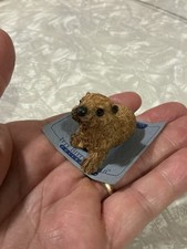PLAYFUL CUTE OTTER VINTAGE ANIMAL RESIN ITTY BITTY WORLD ANTIQUE 👀 LOOK picture