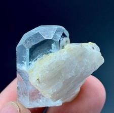 100 Carat Diamond Cut Aquamarine Crystal Specimen From Pakistan picture