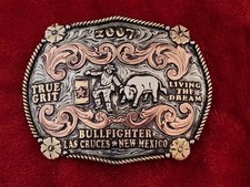 Rodeo BULLFIGHTER Champion☆2007☆Las Cruces NM☆X~Treme☆Trophy Buckle☆Rare☆T14 picture