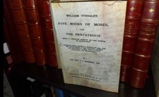 X-Rare TYNDALE PENTATEUCH Iehouah Jehovah Watchtower research YHWH picture