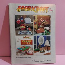 Fabricraft Volume 1 Vintage 1982 Sewing Craft Pattern Book Paperback picture