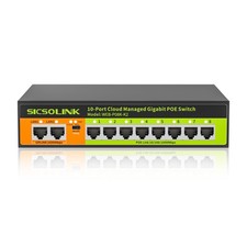 POE Switch, 10 Port Gigabit Switch, Easy Smart Cloud Managed Switch/Ethernet ... picture