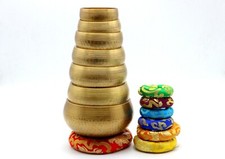 Handhammered Tibetan Singing Bowl set of 7 - Chakra Balancing Healing yoga bowls picture
