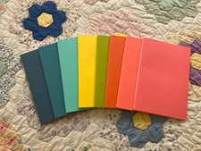 Paper Destiny 8 Blank Notebooks Journals Stitched Binding Gorgeous Colors picture