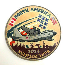 ITALIAN AIR FORCE/FRECCE TRICOLORI-SUMMER TOUR 2024- C-130J -HIGH QUALITY PVC picture
