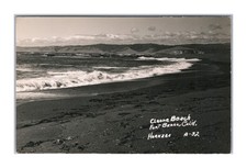 Vintage UU RPPC CLEONE BEACH Fort Bragg CA Mendocino County Coastline Hornzee picture