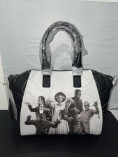 Loungefly Universal Monsters Glow-In-The-Dark Satchel Handbag Halloween NEW picture