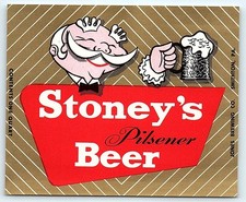 Vintage Stoney's Pilsener Beer Label (Jones Brewing Co.) picture