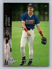 MLB Chipper Jones 1994 Electric Diamond Upper Deck 185 Braves picture