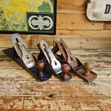 Job Lot 3 (x3) woodworking Carpentry Planes  stanley & Record, workshop picture