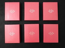 NIB Lenox Silver Gems Clear Christmas Ornaments Set of 6 Snowman Angel Tree Star picture