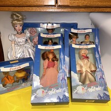 Lot SEVEN 1980s Rare Cinderella Dolls See Pictures (AL522S) picture