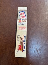 Matchbook cover - Amity Hall Service Stations - M119 - comb. ship picture