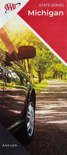New AAA MICHIGAN STATE ROAD MAP Highway Tour DETROIT/GRAND RAPIDS LATEST 2024 picture