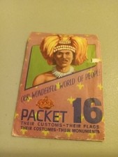 Vintage Our Wonderful World of People seals, labels, stickers packet #16 picture