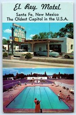 1960 Santa Fe New Mexico NM Postcard El Rey Motel Oldest Capitol US Unposted picture