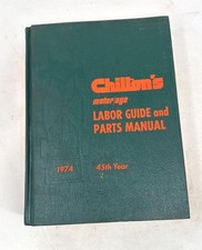 1974 Chilton's Motor/Age Labor Guide & Parts Manual 45th Year picture
