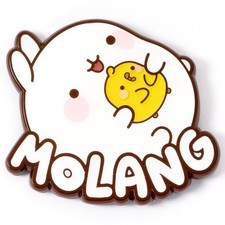 Molang and Piu Piu Logo Pin Badge picture