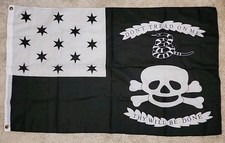 VETERANS EXEMPT FLAG - WAR OF 1812 - DON'T TREAD ON ME - THY WILL BE DONE picture
