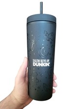NEW 2025 Salem MA Runs On Dunkin: Donuts Tumbler Cup 18oz Halloween Collectible picture