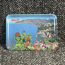 Vintage Colorful Sorrento Italy Plastic Sovereign AshTray City Mountain View picture