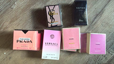 Mixed Brands Mini Perfume Lot: Prada Paradoxe, Versace, Dior Sauvage, YSL picture