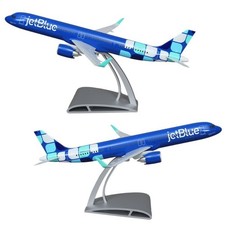 PacMin JetBlue Airways Airbus A321neo Mint Hue N643JB Desk 1/100 Model Airplane picture