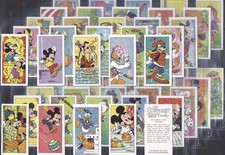 Vintage 1977 Bassett Disney Health and Safety Mini Cards Full Set of 50  -  Mint picture