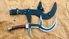 Custom Handmade Carbon Steel Hunga Munga African Hunting Pangboche Knife picture