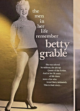 1973 Actress Betty Grable illustrated picture