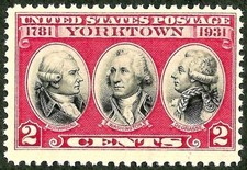 George Washington 1931 Revolutionary War commemorative US postage stamp MINT picture