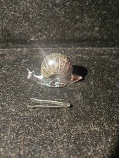 Vtg. Silver Plated Snail Dish Escargot 1960s France  picture